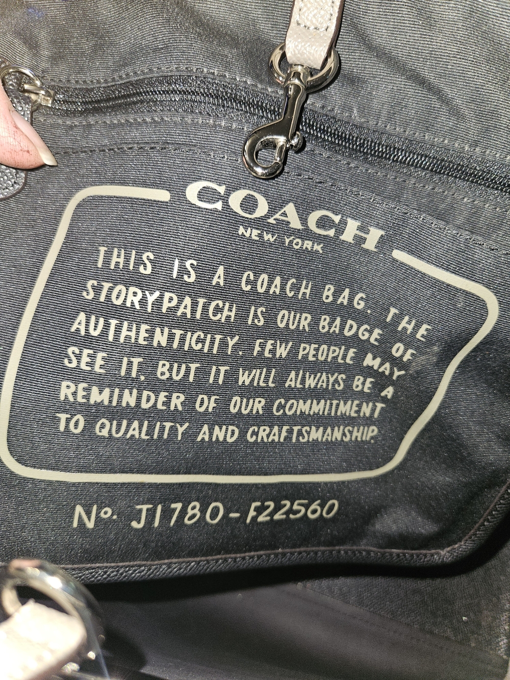 Coach Ombre Tote Bag with Wristlet - Taupe to Black - Picture 10 of 12